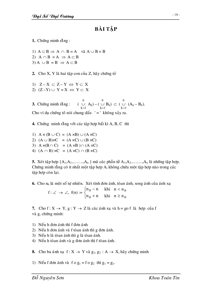 image for page Giáo trình đại số đại cương full 1