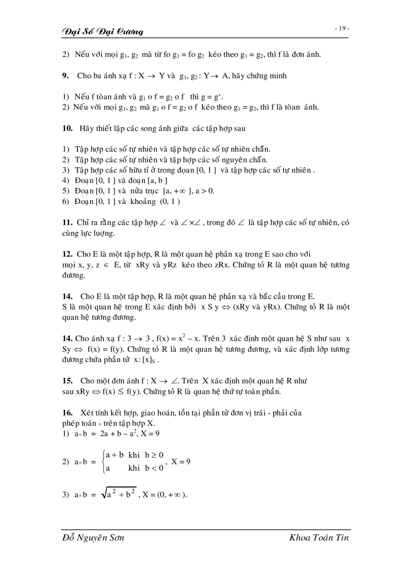 image for page Giáo trình đại số đại cương full 1