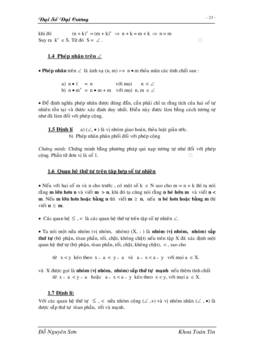 image for page Giáo trình đại số đại cương full 1