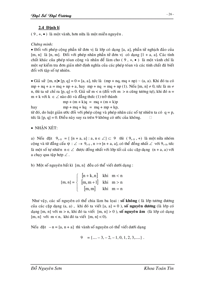 image for page Giáo trình đại số đại cương full 1