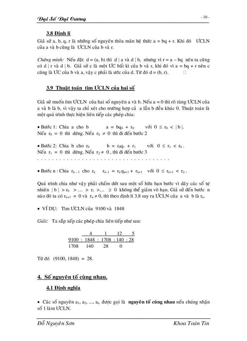 image for page Giáo trình đại số đại cương full 1