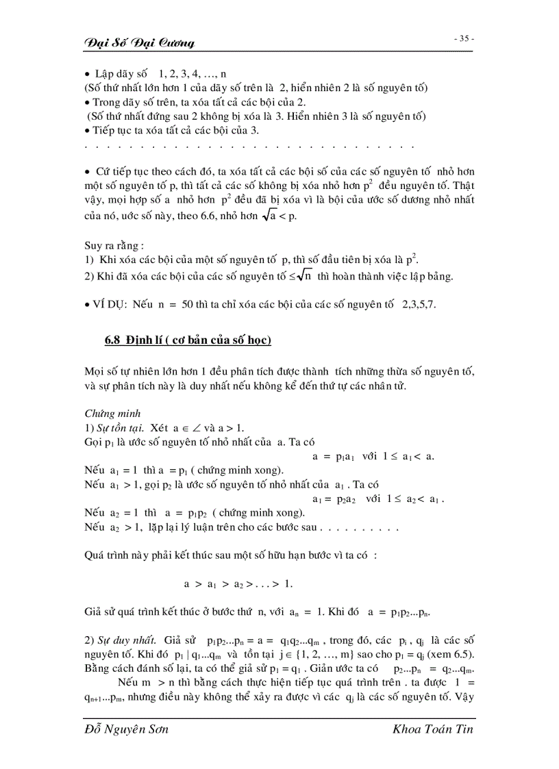 image for page Giáo trình đại số đại cương full 1