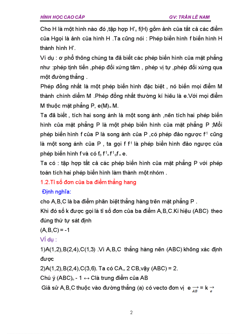 image for page Hình học cao cấp