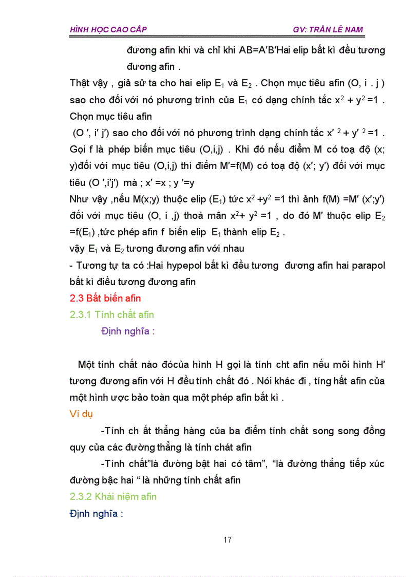 image for page Hình học cao cấp