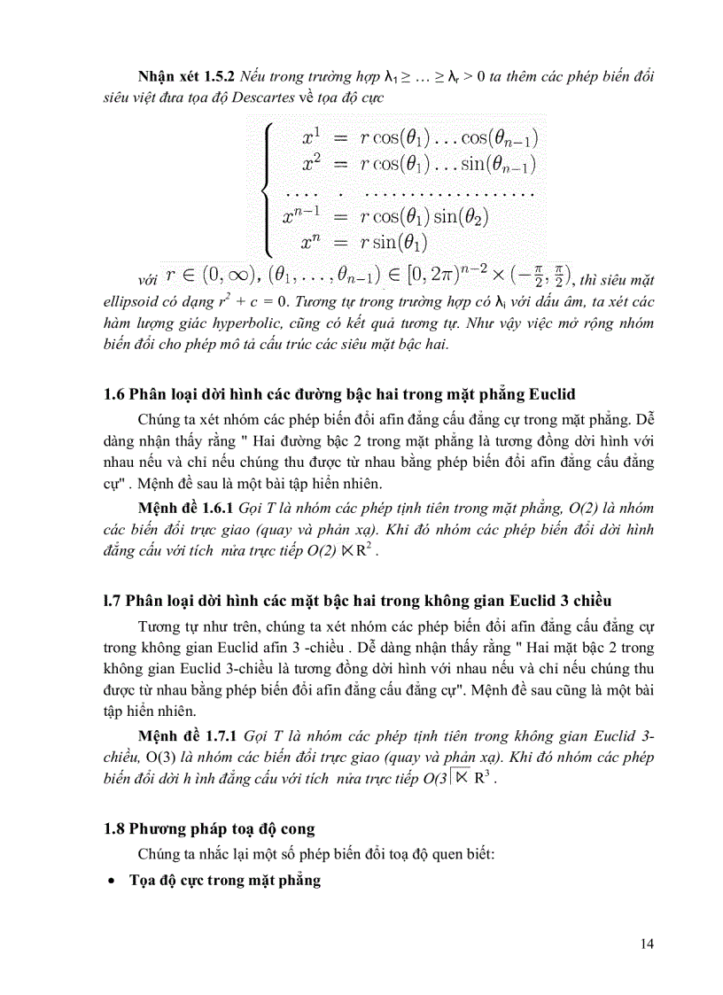 image for page Hình học vi phân