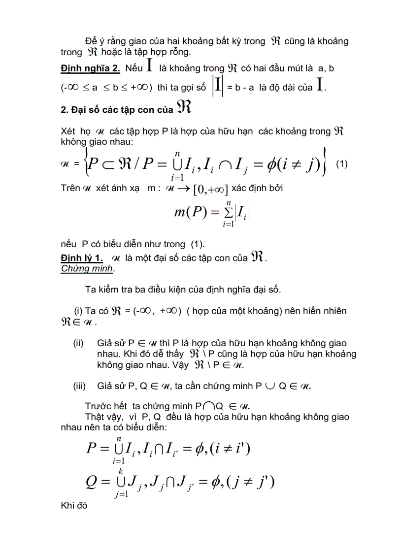 image for page Học phần độ đo và tích phân