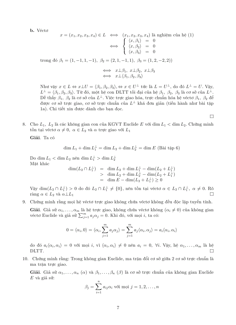 image for page Không gian vecto Ơclit 1
