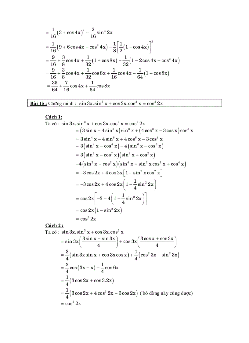 image for page Lượng giác