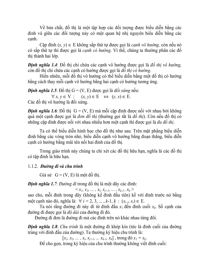 image for page Lý thuyết đồ thị bài 1 1