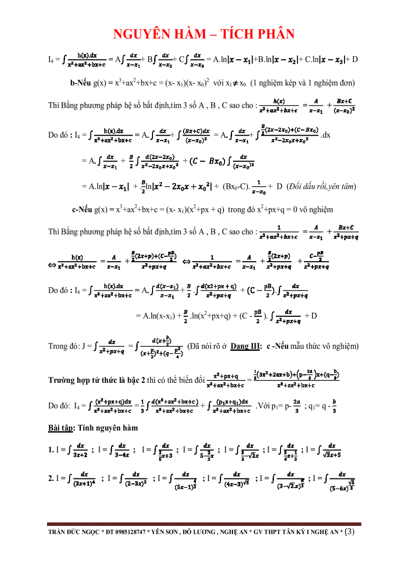 image for page Nguyên hàm tích phân 1
