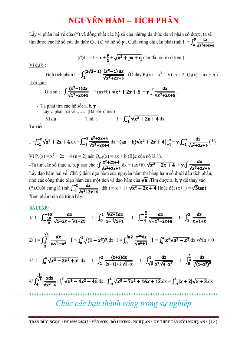 image for page Nguyên hàm tích phân 1