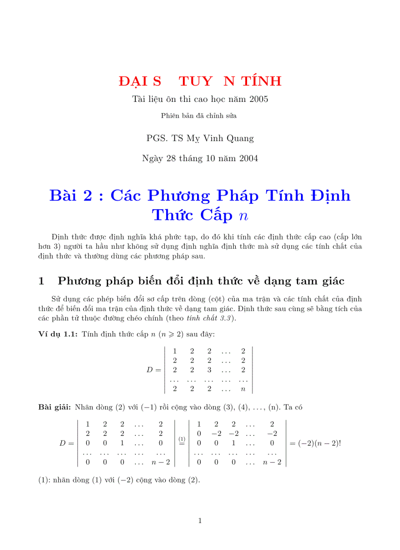 image for page Ôn Thi CAO HỌC ĐSTT hay 2009