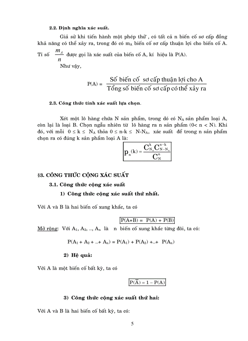 image for page Ôn thi cao học phần xác suất