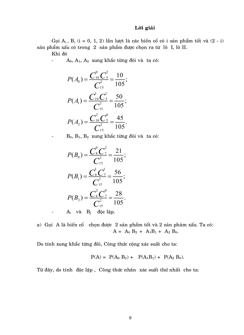 image for page Ôn thi cao học phần xác suất