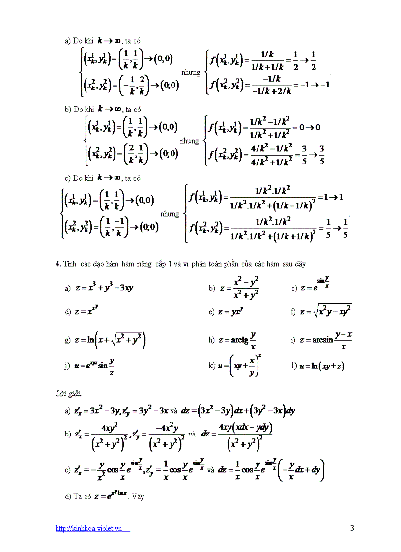 image for page Phép tính vi phân hàm nhiều biến