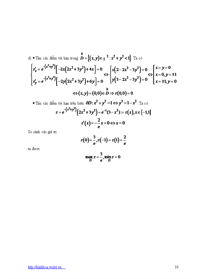 image for page Phép tính vi phân hàm nhiều biến