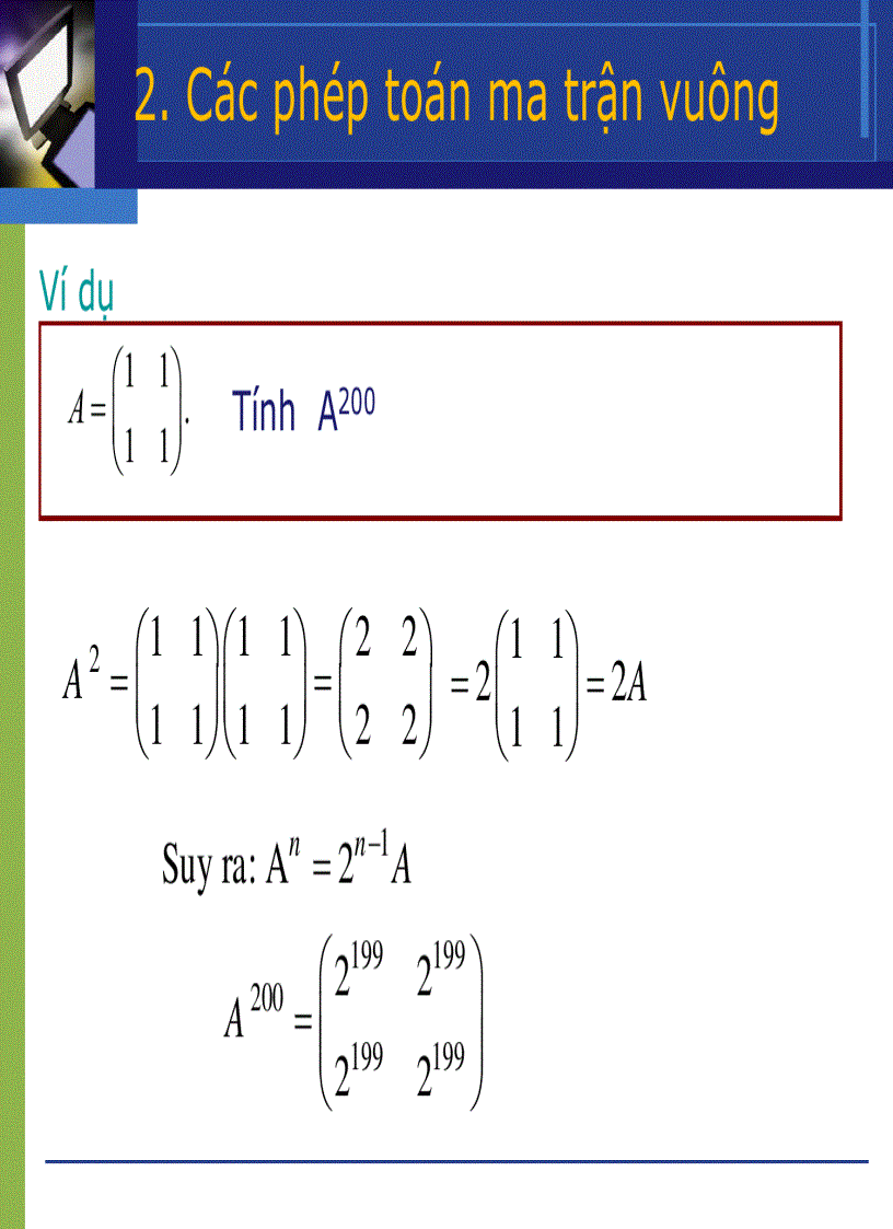 image for page Phép toán ma trận