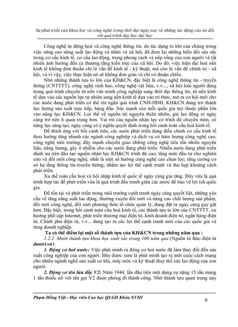 image for page Tiểu luận môn Lý luận dạy học Đại học