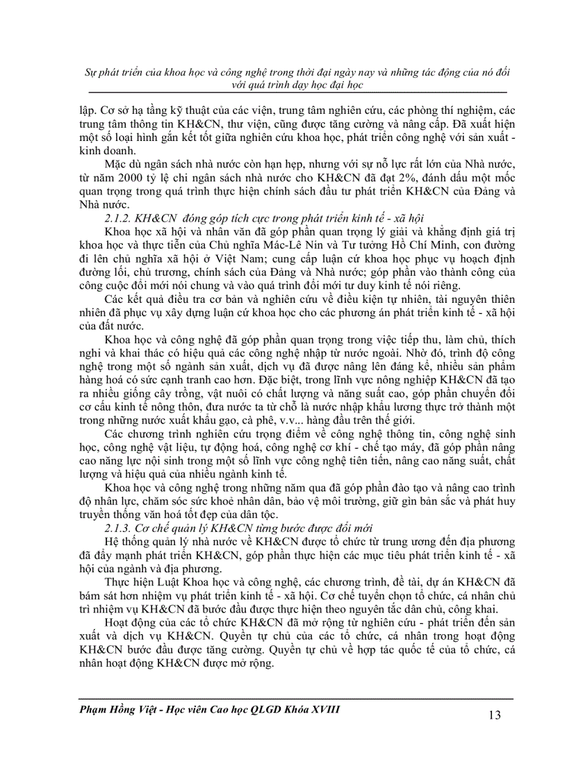 image for page Tiểu luận môn Lý luận dạy học Đại học