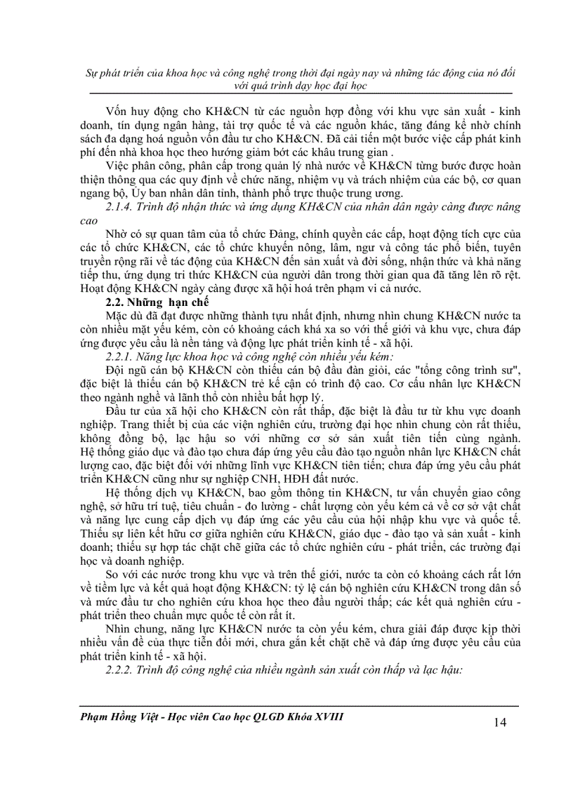 image for page Tiểu luận môn Lý luận dạy học Đại học