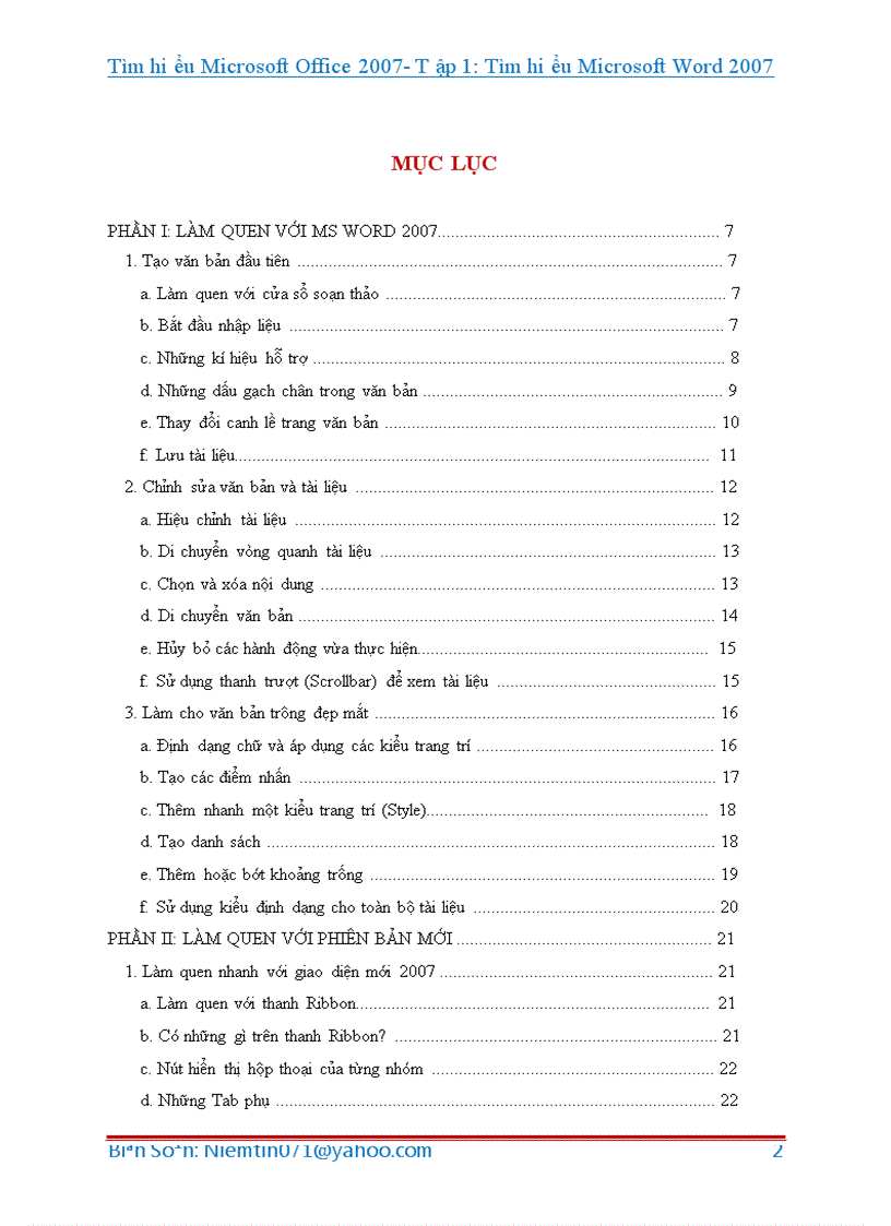 image for page Tìm hiểu word 2007 1