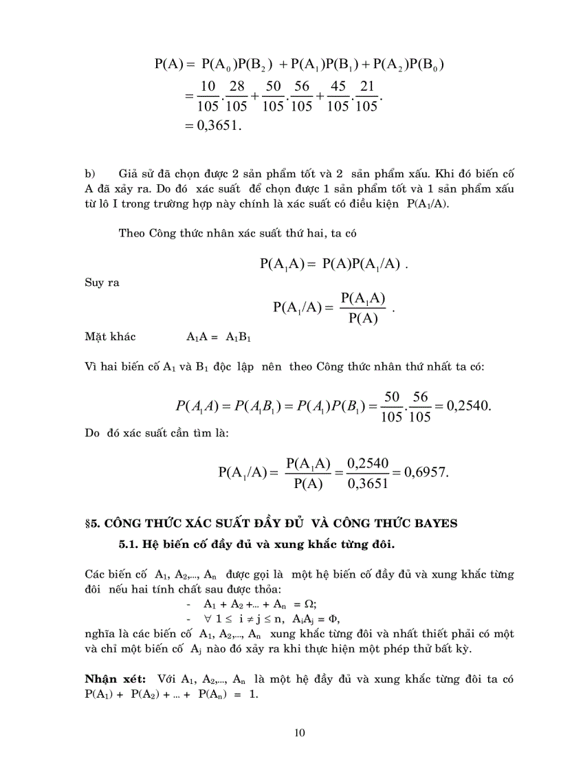 image for page Ôn thi cao học phần xác suất 1
