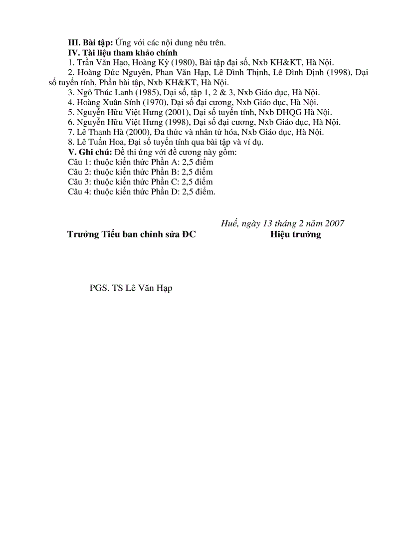 image for page Đề cương ôn thi cao học toán 1