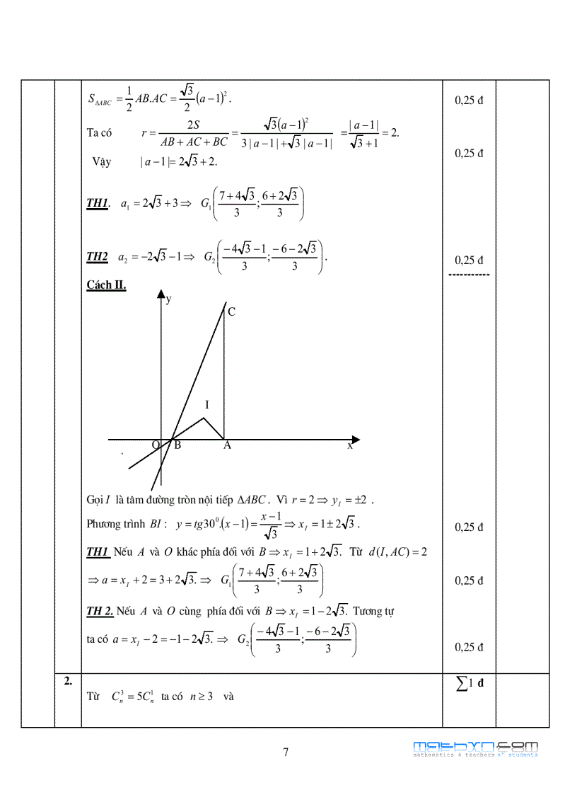 image for page Đề thi ĐẠI HỌC môn Toán từ 2002 đến 2010 và đáp án 1