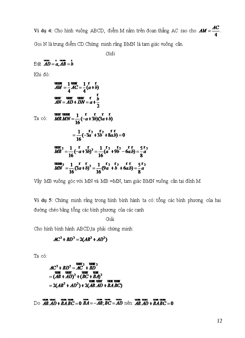 image for page Ứng dụng vecto 1