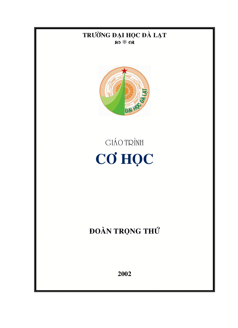 image for page Giáo trình cơ học