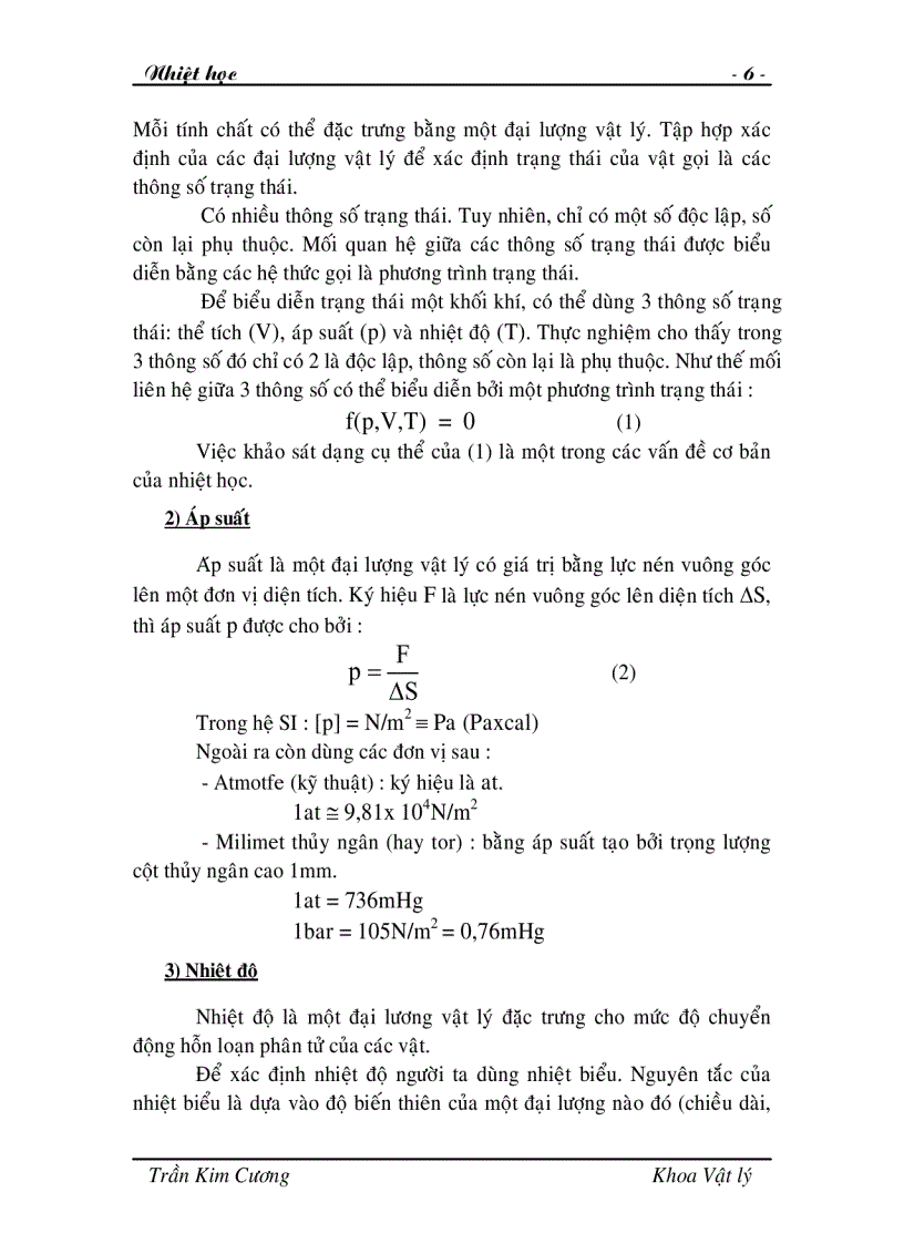 image for page Giáo trình nhiệt học