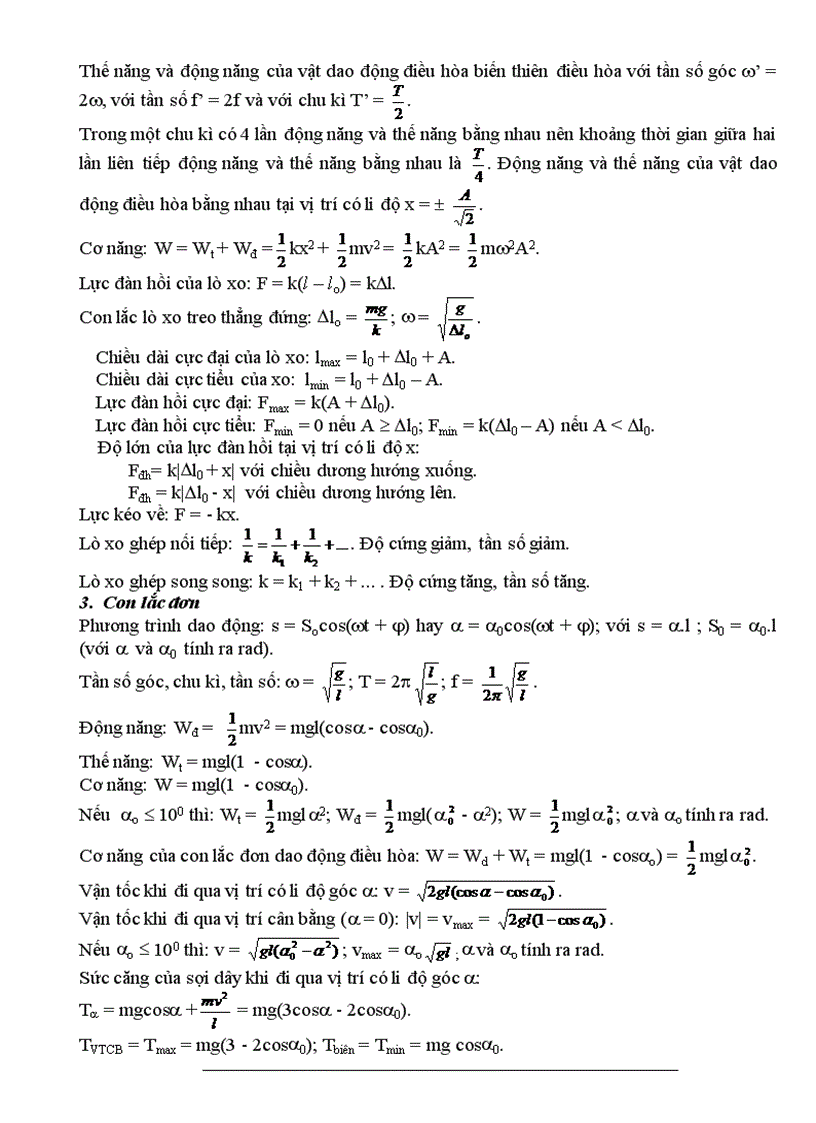 image for page Tổng hợp các công thức lý của tất cả các chương 12