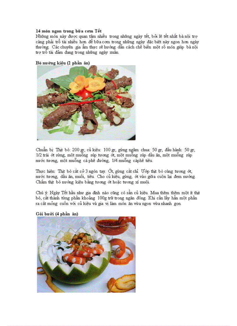 image for page 14 món ngon ngày tết