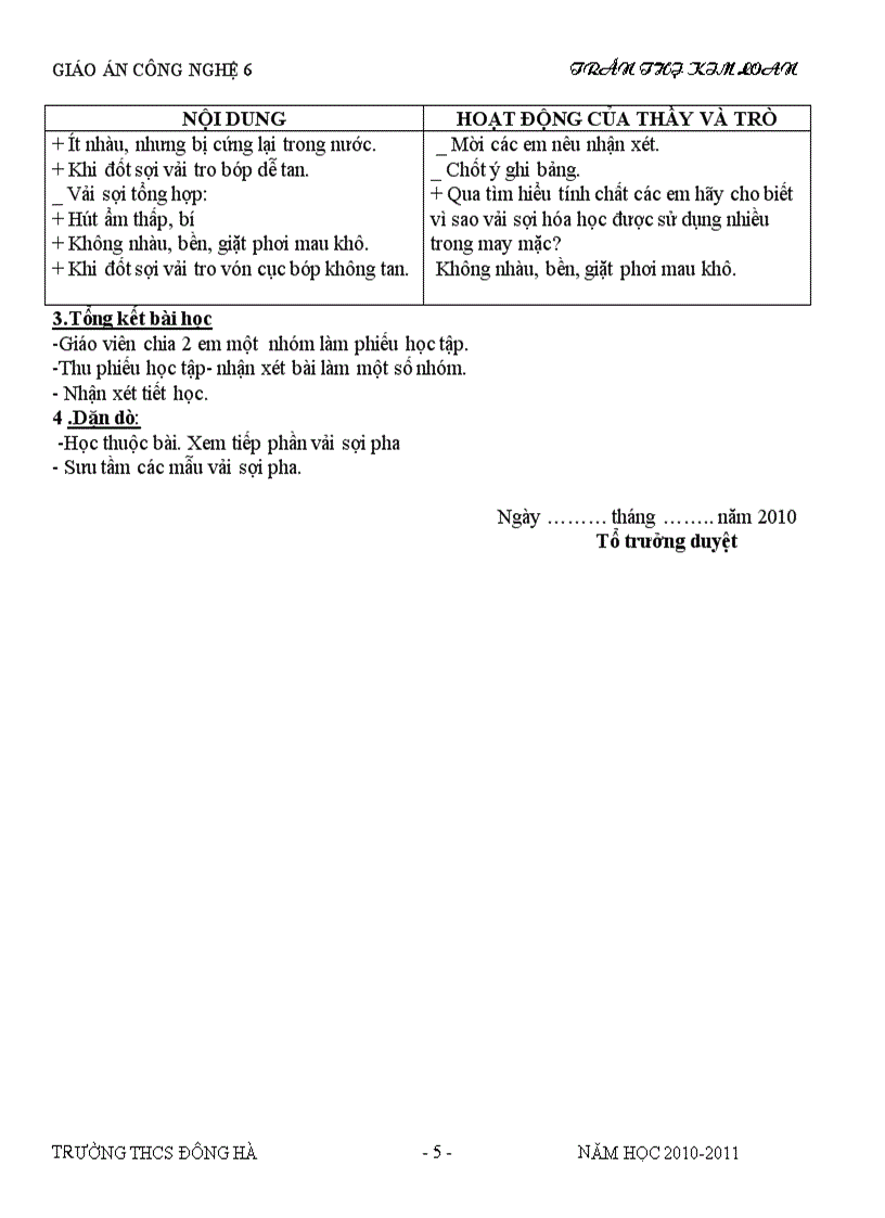 image for page Cn6 hoc kì i 2010 2011 theo chuẩn ktkn