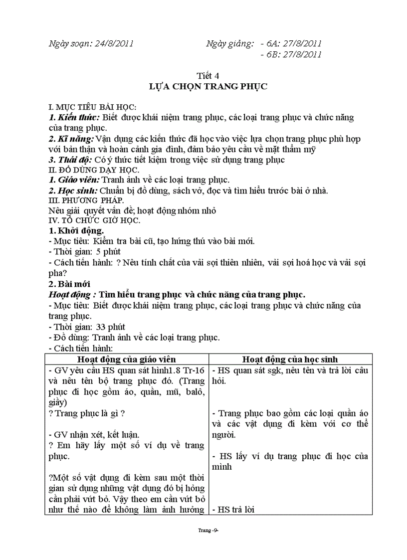 image for page Công nghệ 6 chuẩn 2010 2011