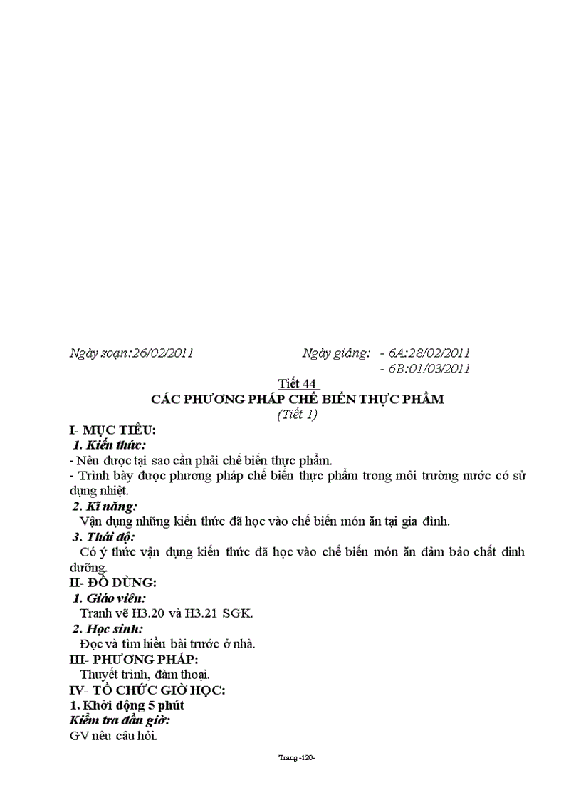 image for page Công nghệ 6 chuẩn 2010 2011