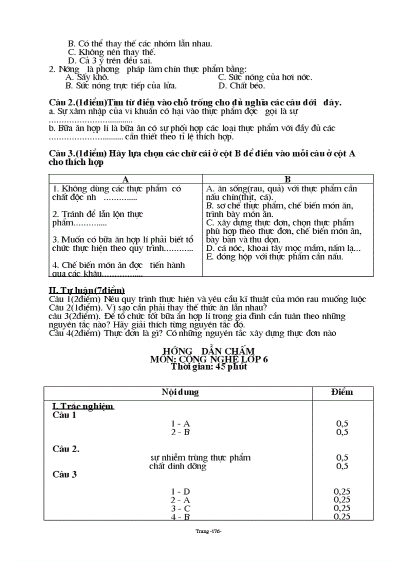 image for page Công nghệ 6 chuẩn 2010 2011