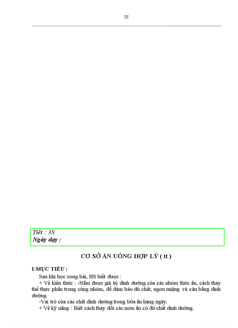 image for page Công nghệ 6 từ tiết 1 đến tiết 20