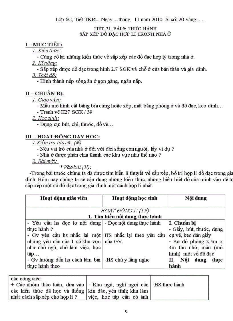 image for page Giáo án CN 6 chuẩn 2011