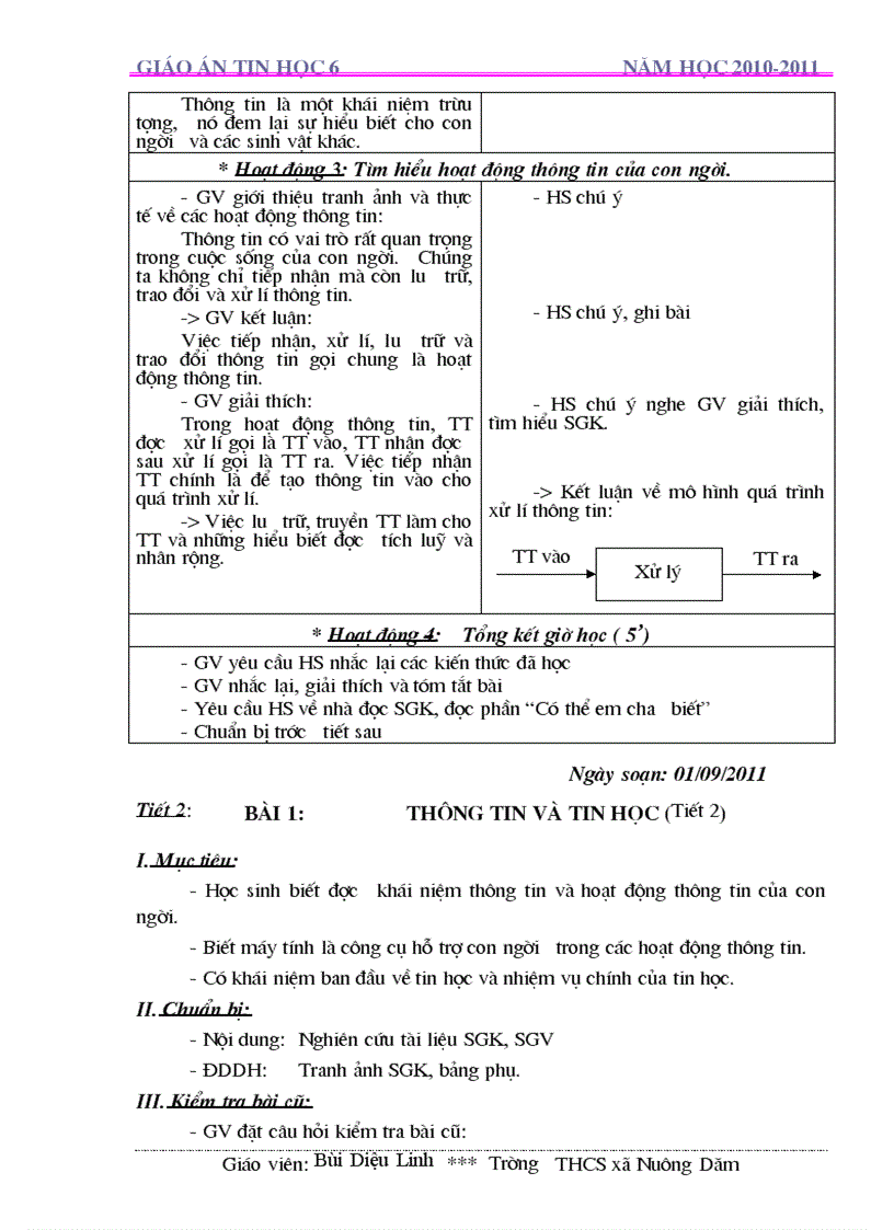 image for page Giáo Án CN lớp 6 Chuẩn