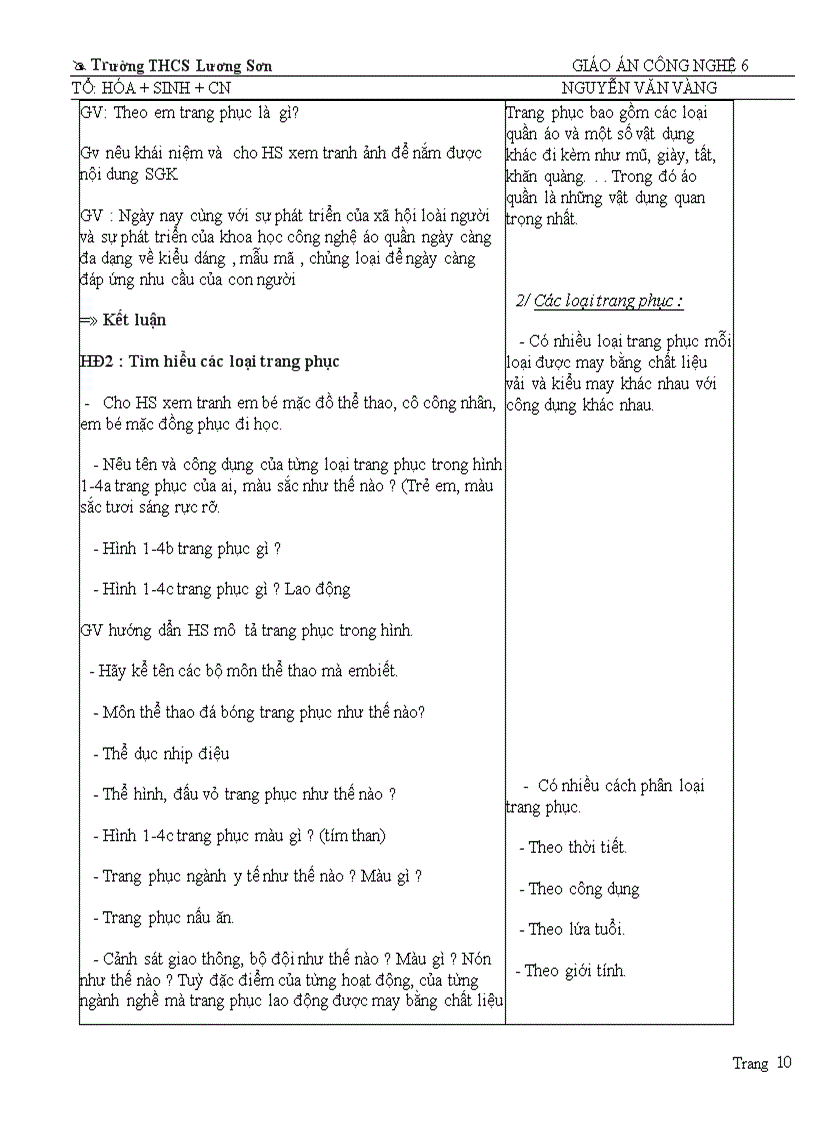 image for page Giáo án cn6 năm học 2011 2012