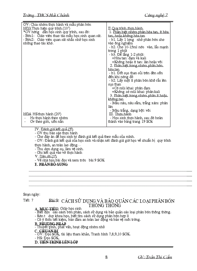 image for page Giáo án CN7