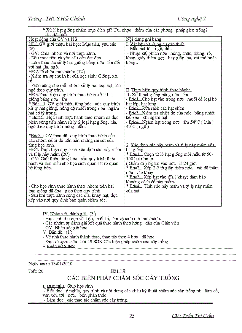 image for page Giáo án CN7