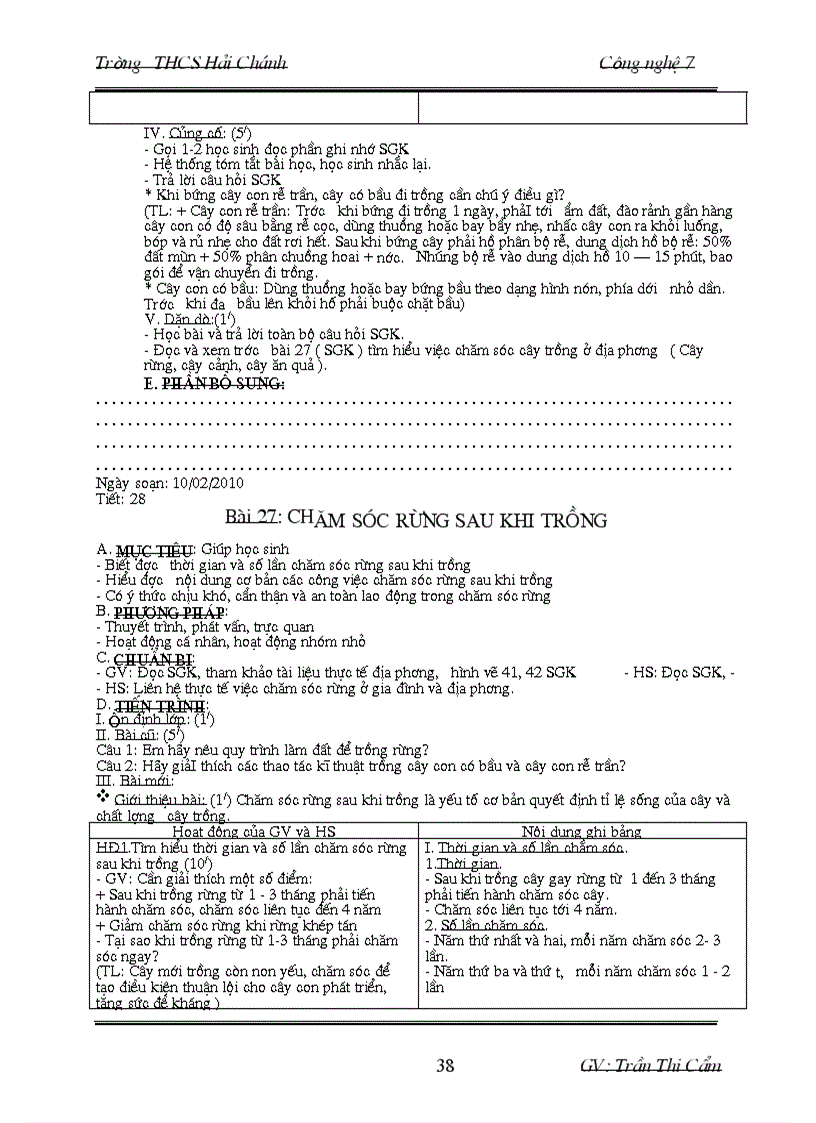 image for page Giáo án CN7