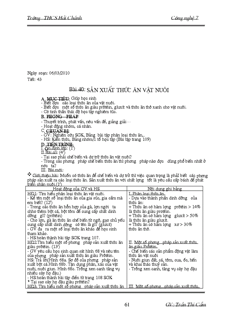 image for page Giáo án CN7