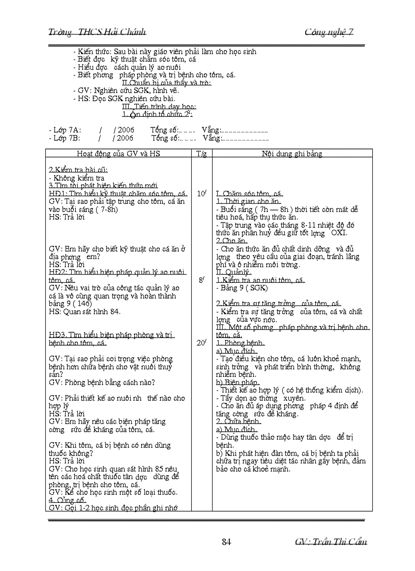 image for page Giáo án CN7