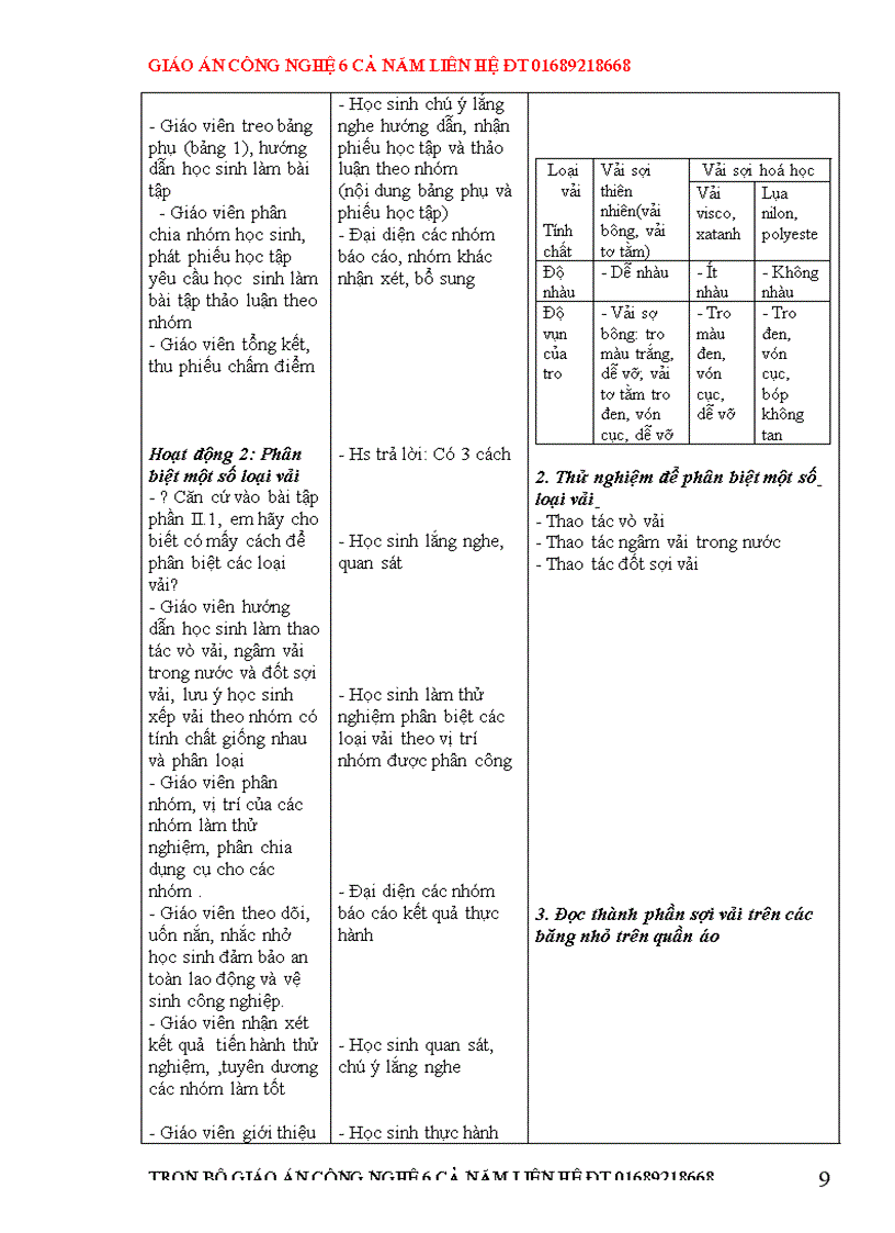 image for page Giáo án Công nghệ 6 chuẩn cả năm