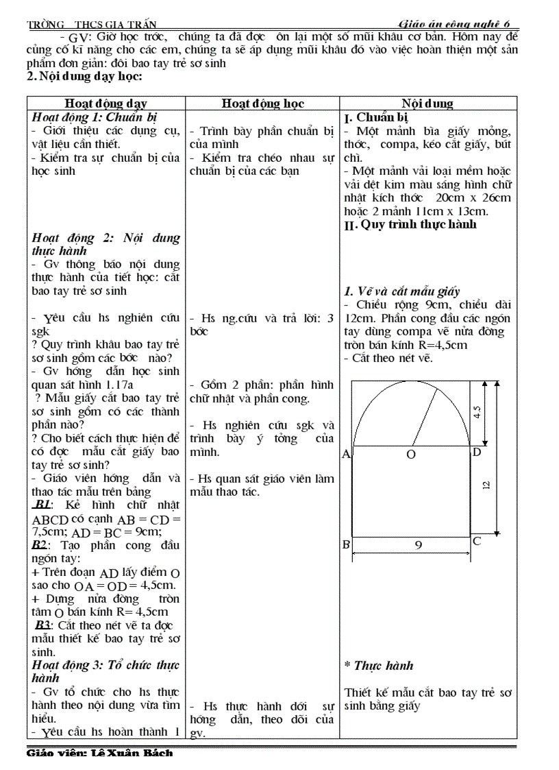 image for page Giao an cong nghe 6 chuan da chinh sua 3 cot