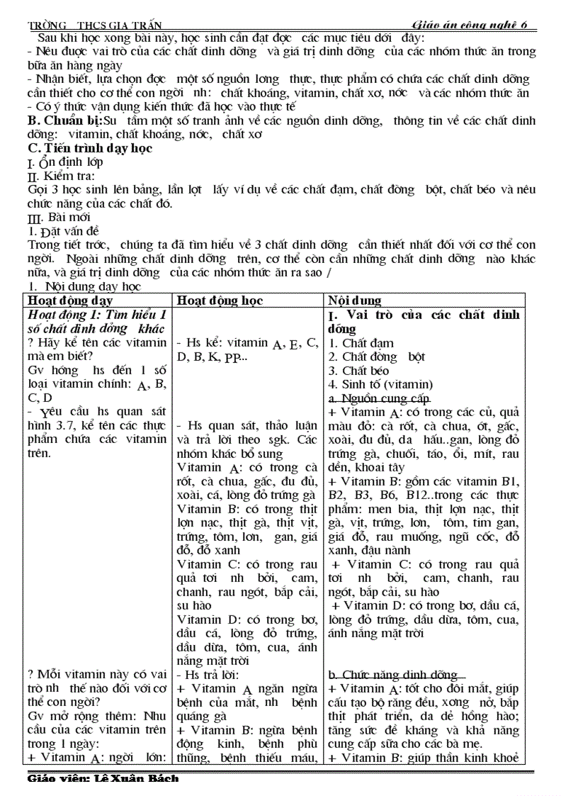 image for page Giao an cong nghe 6 chuan da chinh sua 3 cot