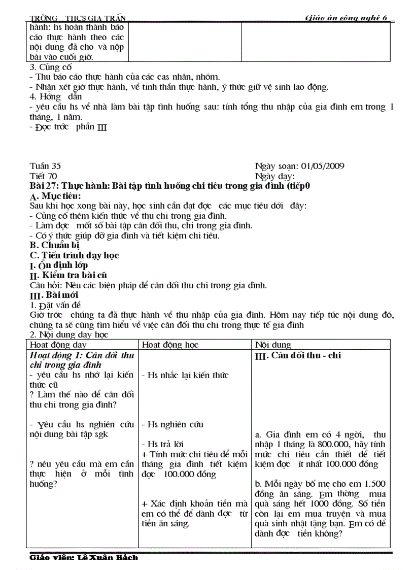 image for page Giao an cong nghe 6 chuan da chinh sua 3 cot